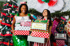 Merry Tini'd Needlepoint Pillow