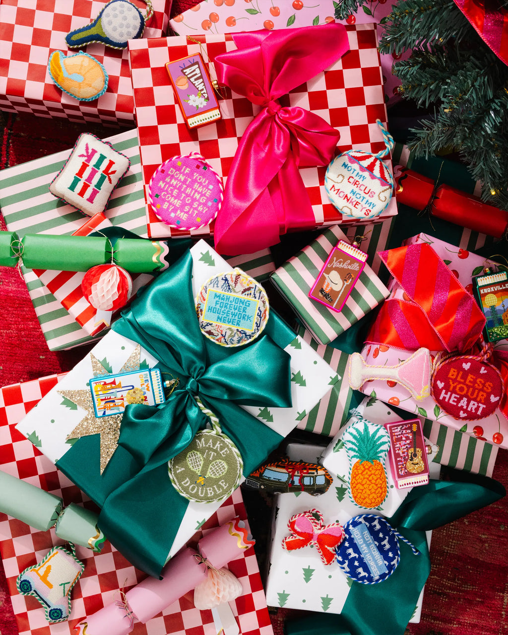 Needlepoint Ornament - Mahjong Forever