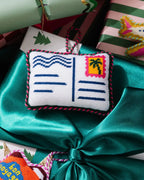 Needlepoint Icon Ornament - Postcard