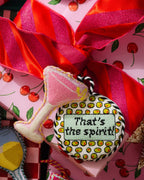 Needlepoint Icon Ornament - Cosmopolitan