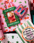 Needlepoint Monogram Ornament - B