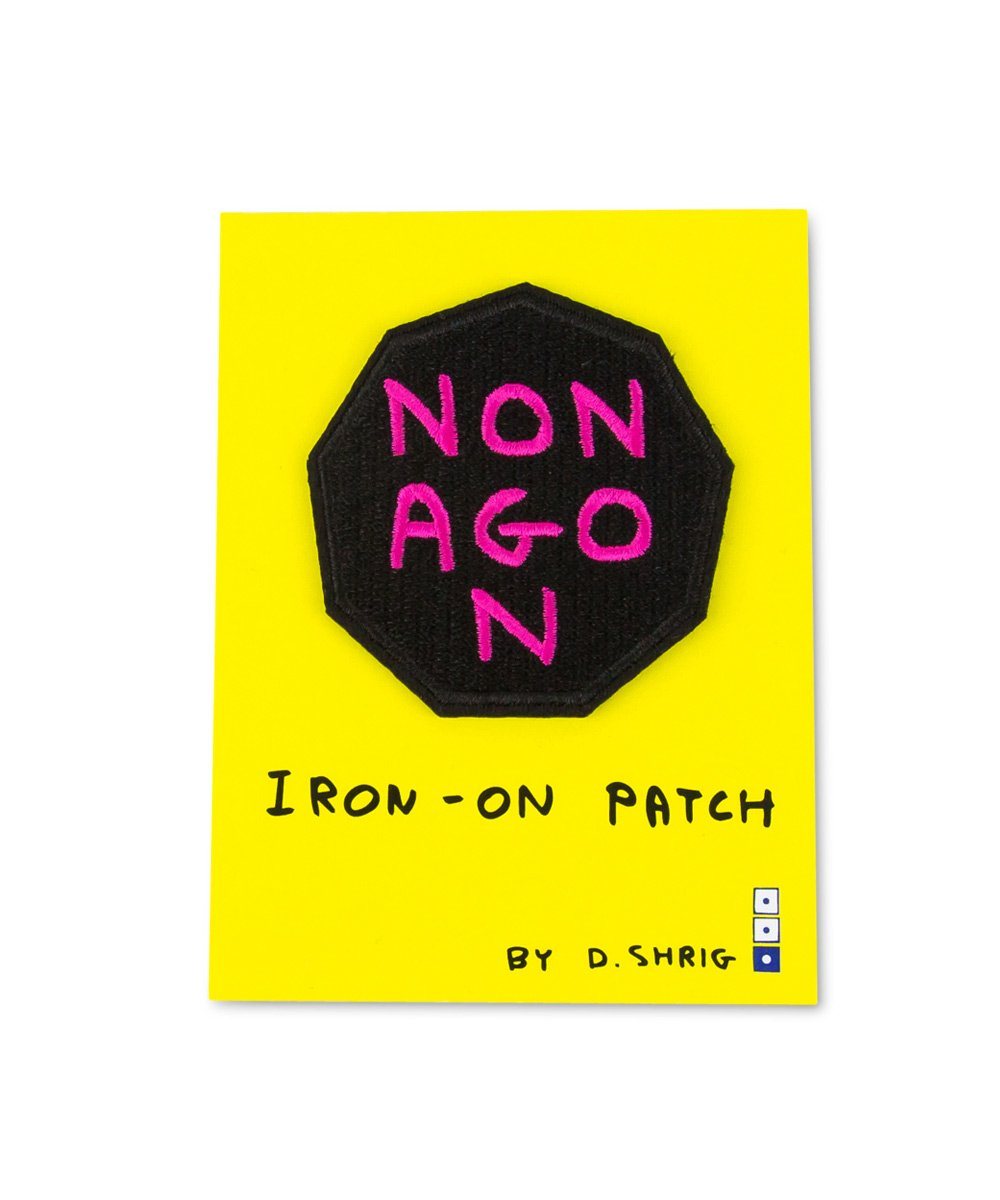 Nonagon Woven Patch by David Shrigley x Third Drawer Down