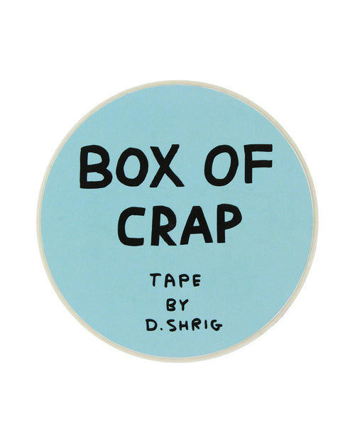 Box of Cr*p Packing Tape by David Shrigley x Third Drawer Down