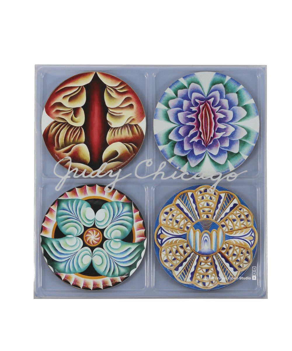 The Dinner Party Coaster Set by Judy Chicago x Third Drawer Down