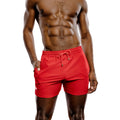 Red Swim Gym Short