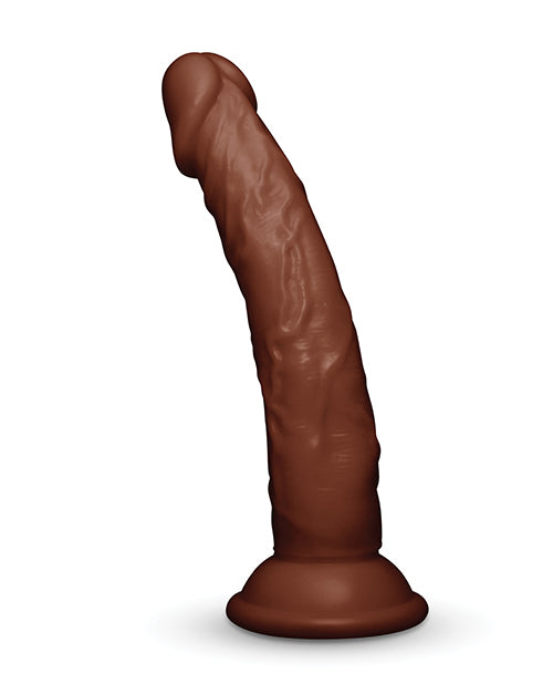 Together 6.75" Realistic Dildo - Dark