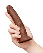 Together 6.75" Realistic Dildo - Dark