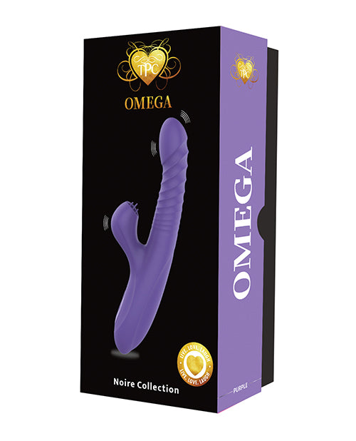 Noire Collection Omega Multi-Function Warming Head Rabbit Vibe - Purple