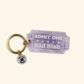 Admit One Bad Bitch - Funny Motel Keychain