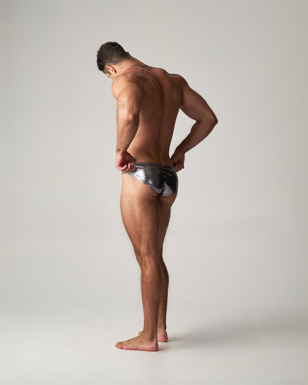 TEAMM8 Chrome Bikini Brief Mercury