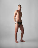 TEAMM8 Edge Net Jock/Thong Gunmetal
