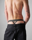 TEAMM8 Edge Net Jock/Thong Gunmetal