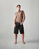 TEAMM8 Edge Net Muscle Tank Gunmetal
