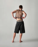 TEAMM8 Edge Net Muscle Tank Gunmetal