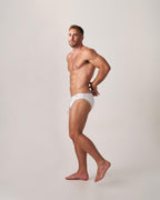 Teamm8 Statement Swim Brief - White