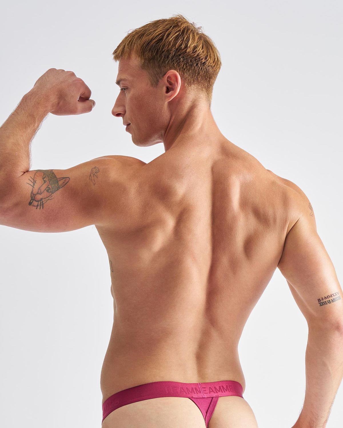 TEAMM8 Reign Thong - Ruby