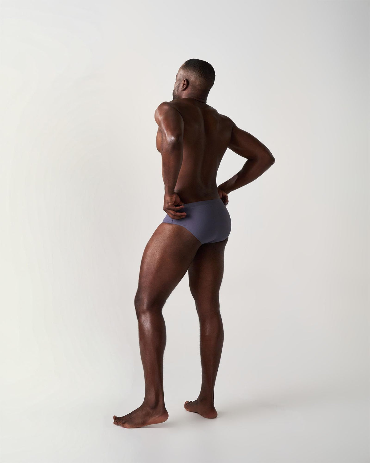 Teamm8 Statement Wide Swim Brief - Gunmetal
