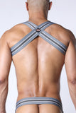 CELLBLOCK 13 Tight End Elastic Harness - Gray