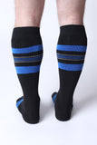 CELLBLOCK 13 Tight End Knee High Shadow Socks - Blue