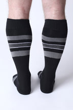 CELLBLOCK 13 Tight End Knee High Shadow Socks - Gray