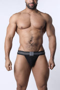 CELLBLOCK 13 Tight End 2" Snap Up Shadow Jockstrap -Gray