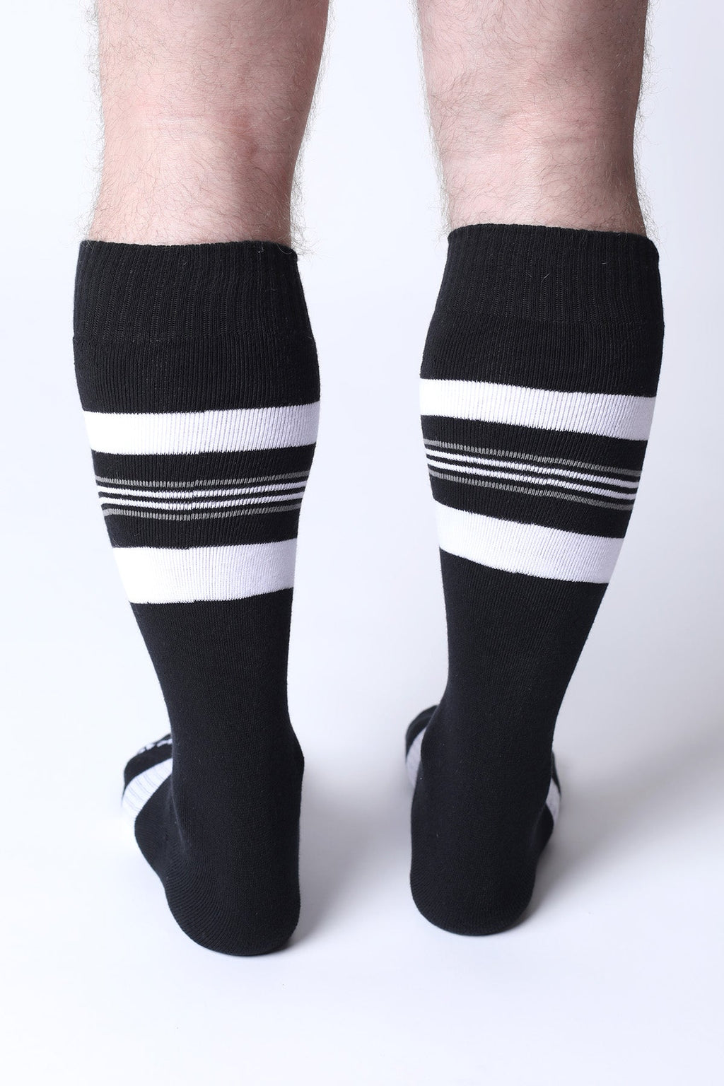 CELLBLOCK 13 Tight End Knee High Shadow Socks - White