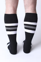 CELLBLOCK 13 Tight End Knee High Shadow Socks - White
