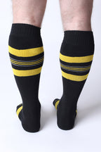 CELLBLOCK 13 Tight End Knee High Shadow Socks - Yellow