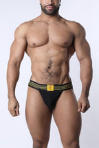 CELLBLOCK 13 Tight End 2" Snap Up Shadow Jockstrap - Yellow