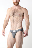 CELLBLOCK 13 Tight End 2" Snap Up Jockstrap Grey