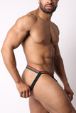 CELLBLOCK 13 TIGHT END SWIMMER JOCKSTRAP - Pride BLACK