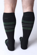 CELLBLOCK 13 Tight End Knee High Shadow Socks - Green