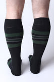CELLBLOCK 13 Tight End Knee High Shadow Socks - Green