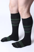 CELLBLOCK 13 Tight End Knee High Shadow Socks - Green