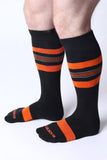 CELLBLOCK 13 Tight End Knee High Shadow Socks - Orange