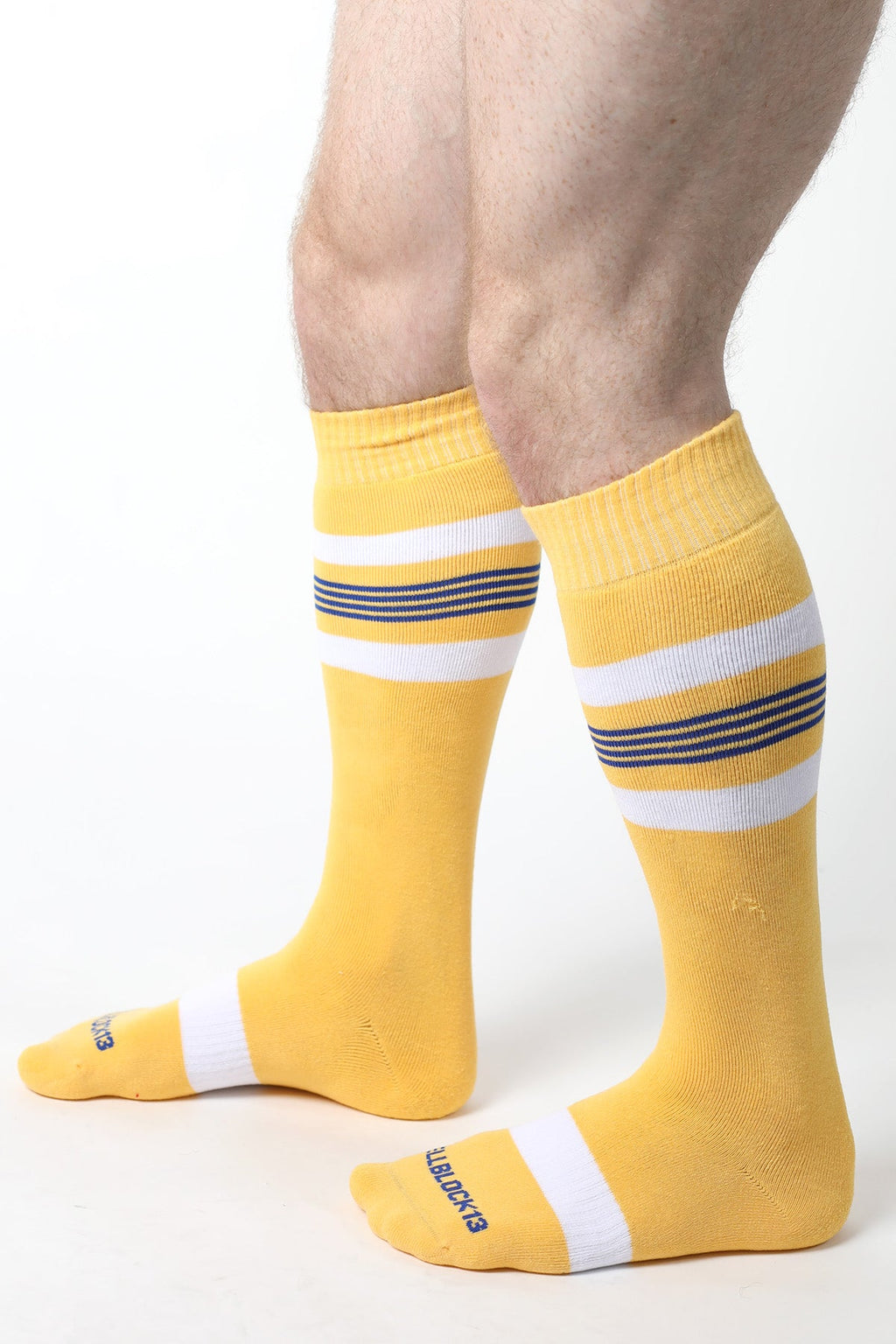 CELLBLOCK 13 Tight End Knee High Socks Yellow