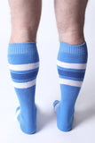 CELLBLOCK 13 Tight End Knee High Socks Light Blue