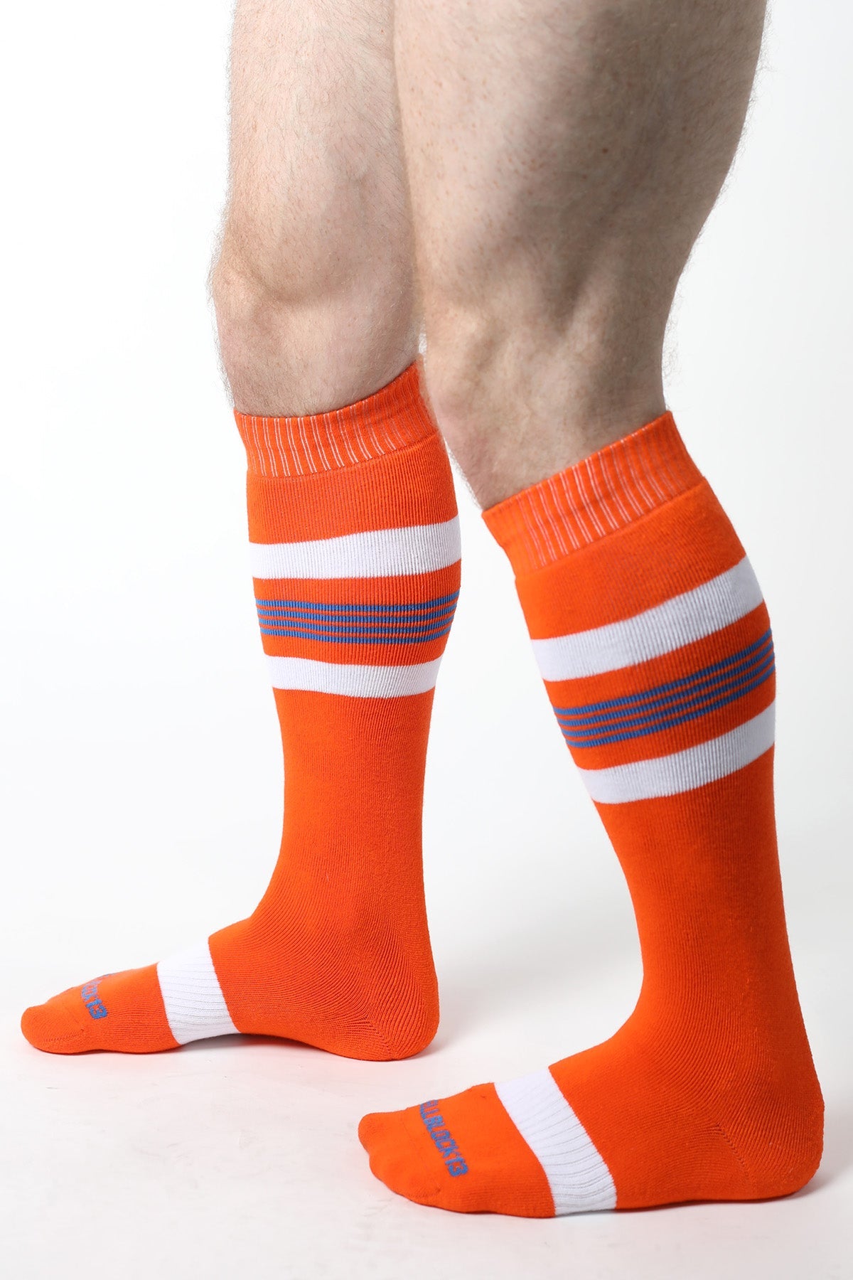 CELLBLOCK 13 Tight End Knee High Socks Orange