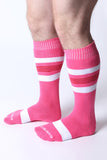 CELLBLOCK 13 Tight End Knee High Socks Light Pink