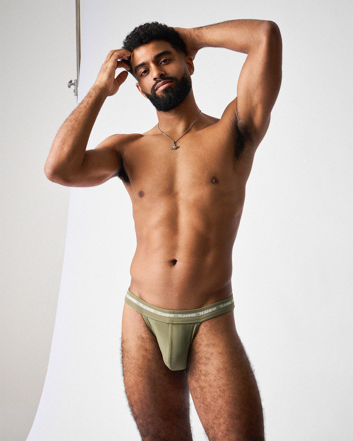 TEAMM8 Ultra Sports Swim Brief - Army