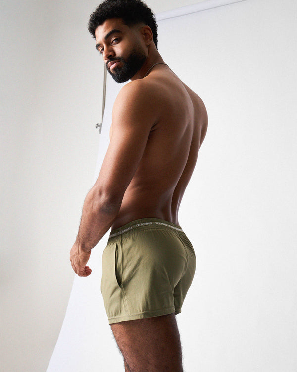 TEAMM8 Ultra Sports Swim Short - Army
