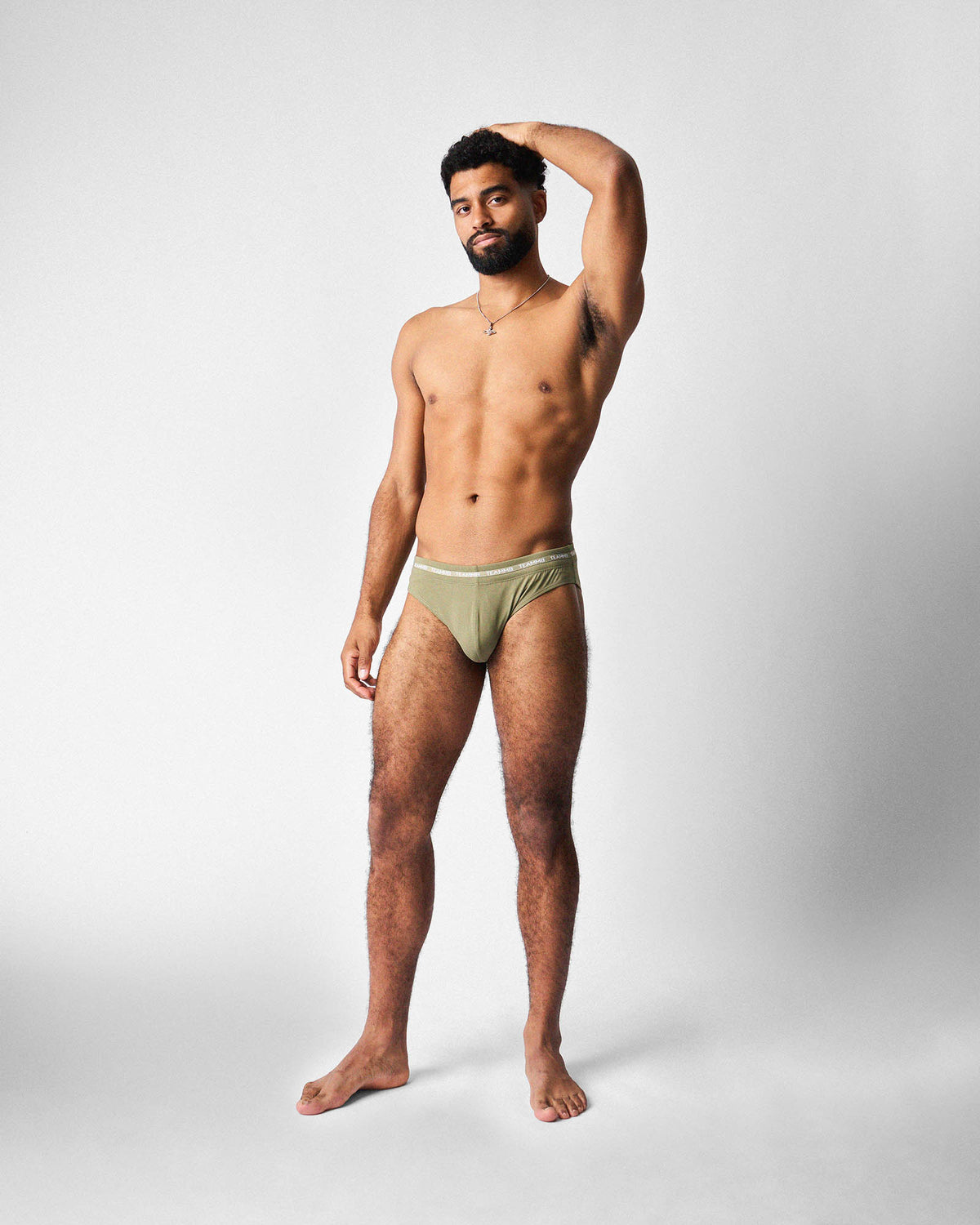 TEAMM8 Ultra Swim Brief - Army