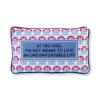 Uncomfortable Needlepoint Pillow