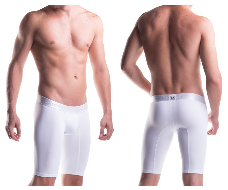 Mundo Unico Boxer Briefs Cristalino Microfiber - White