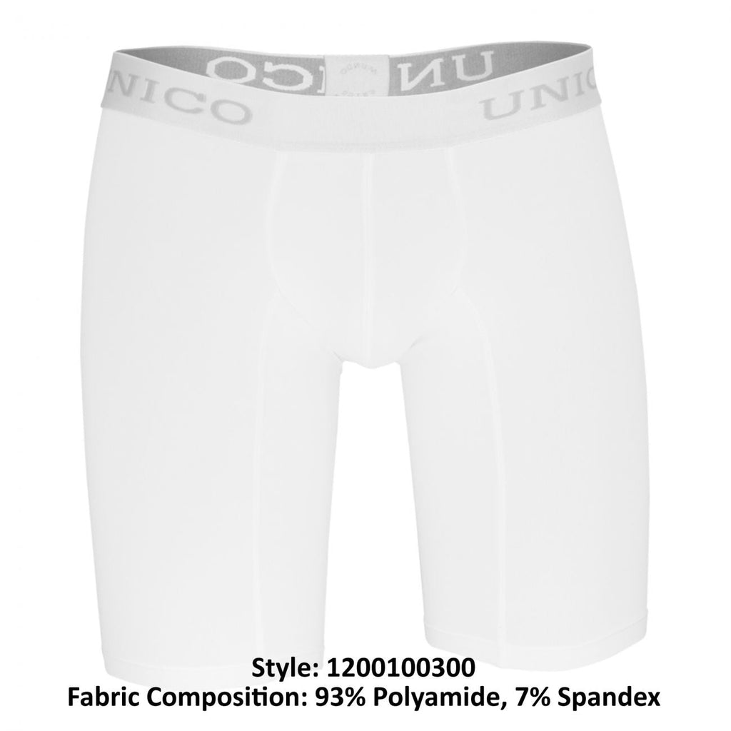 Mundo Unico Boxer Briefs Cristalino Microfiber - White