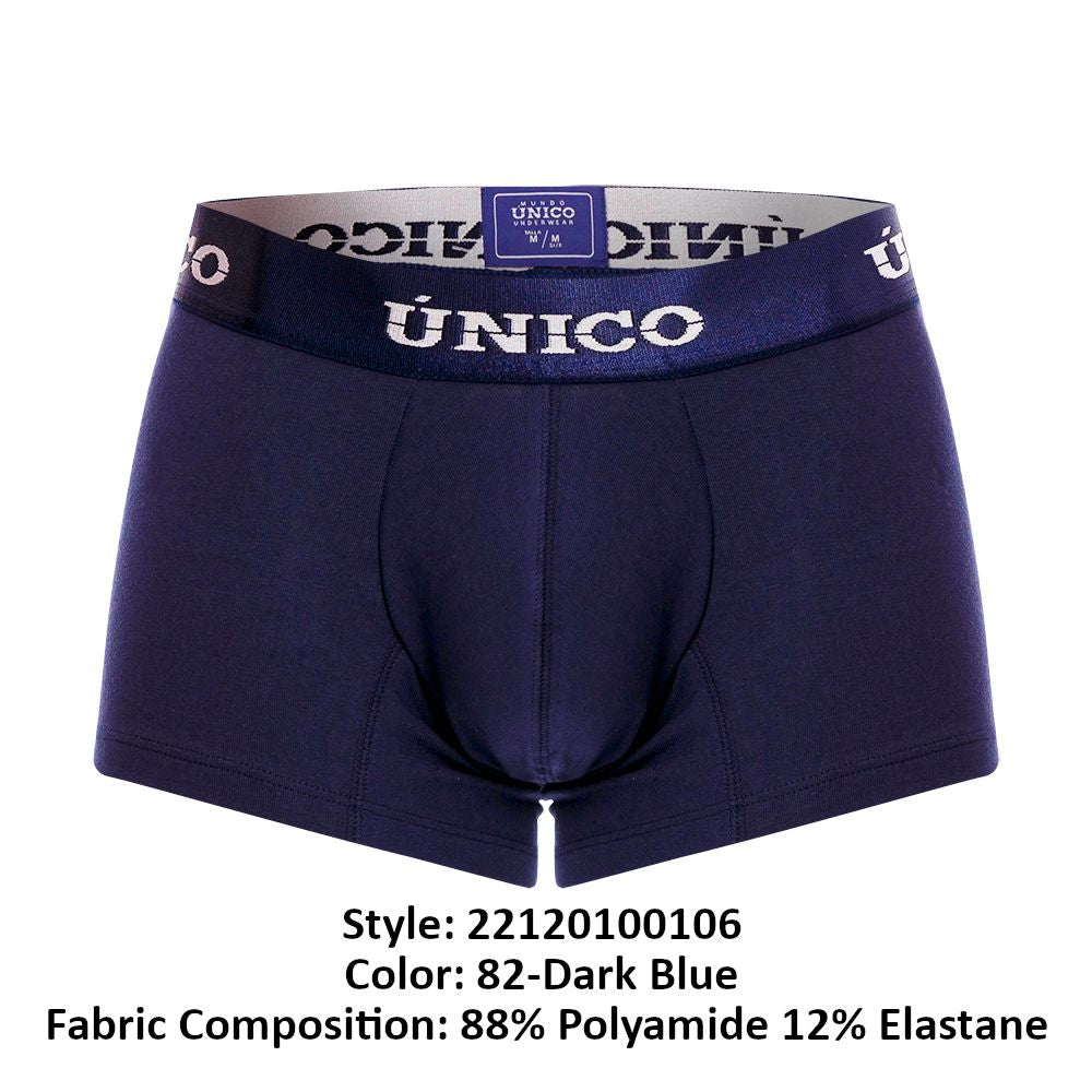 Mundo Unico Profundo Polyamide Trunks - Dark Blue