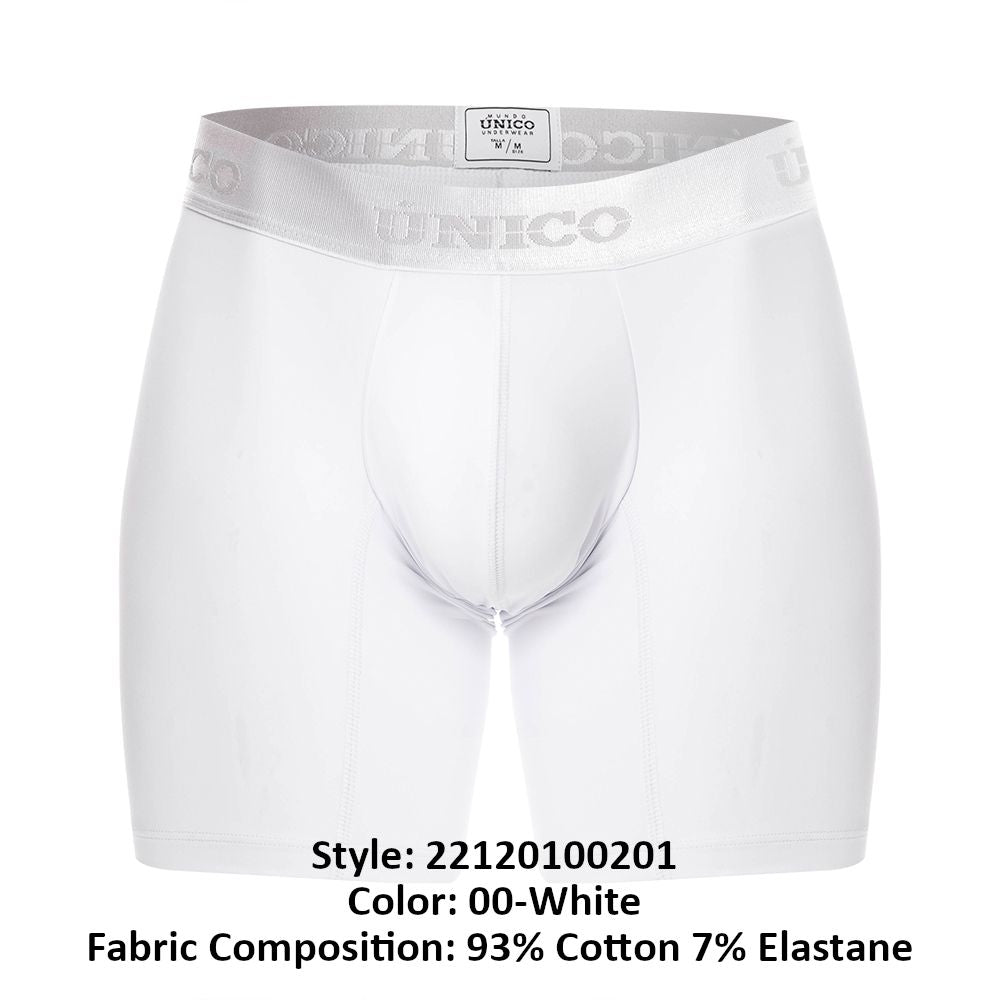 Mundo Unico Cristalino Cotton Boxer Briefs - White