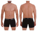 Mundo Unico Intenso Cotton Boxer Briefs - Black
