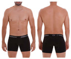 Mundo Unico Intenso Cotton Boxer Briefs - Black