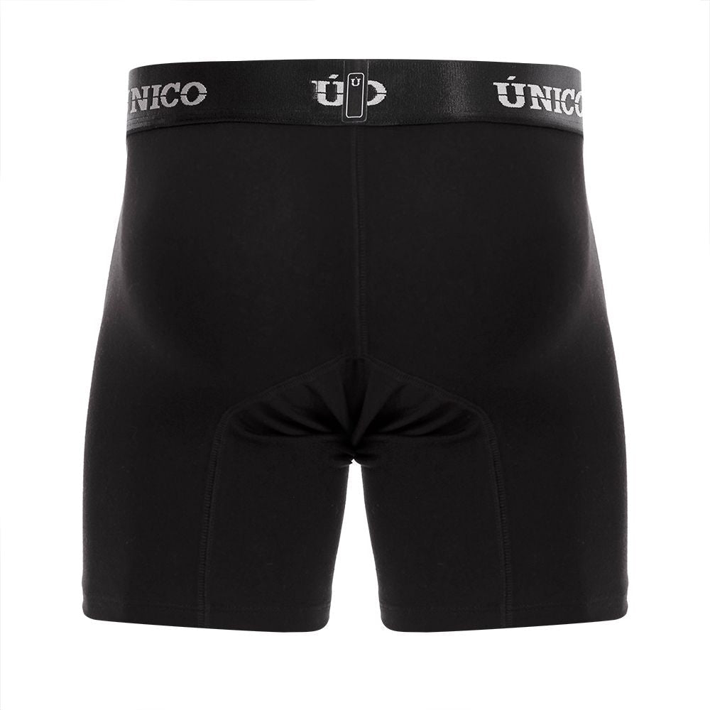 Mundo Unico Intenso Cotton Boxer Briefs - Black